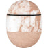 White Rose Gold Marble Google Pixel Buds Skin